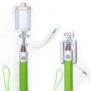 Extendable Selfie Stick Monopod (Green)